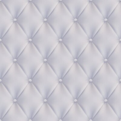 Tapete Gesteppter Stoff mit Knöpfen