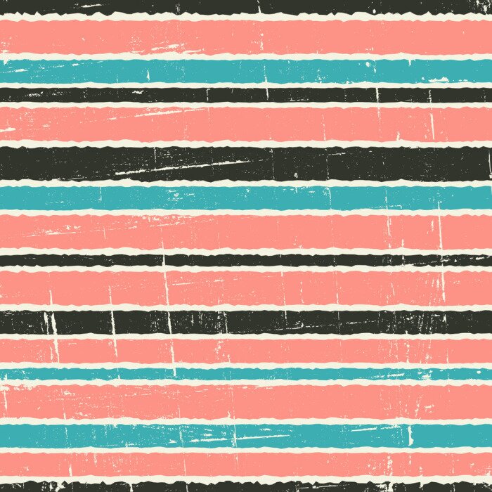 Tapete Gestreiftes Motiv auf alt stilisiert