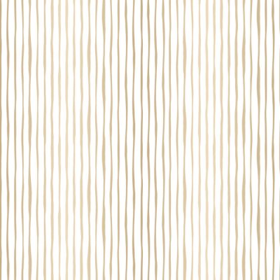 Tapete Gestreiftes Motiv in Farbe der Goldimitation