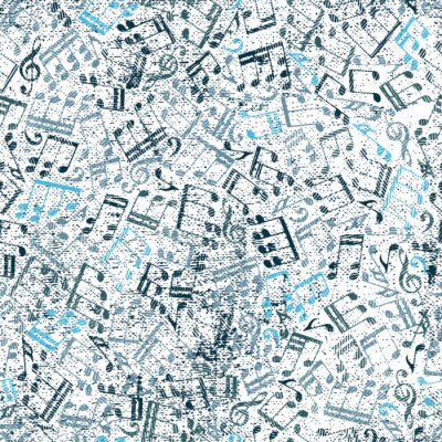 Tapete Grunge alter Musikhintergrund mit Noten