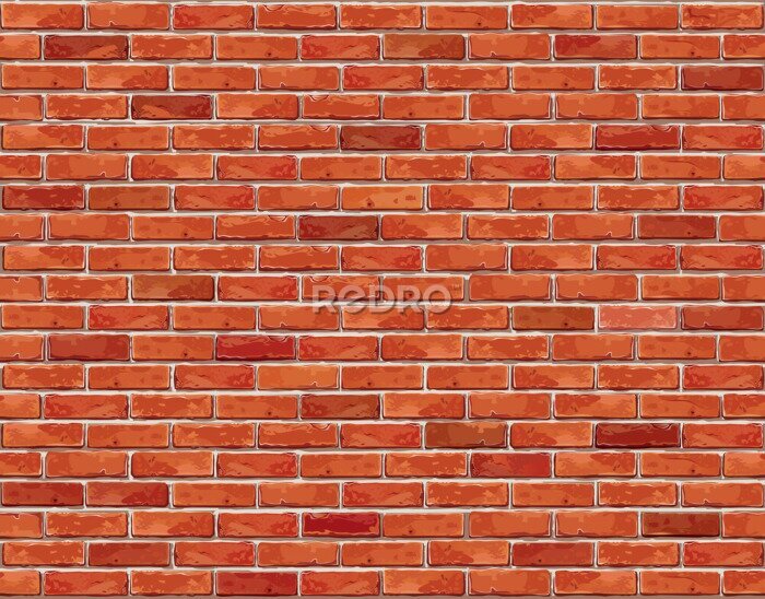 Tapete Grunge Hintergrund aus rotem Backstein