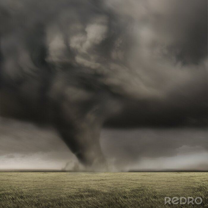 Tapete Harmlose Natur und Tornado