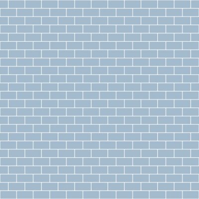 Tapete Hellblauer Backstein