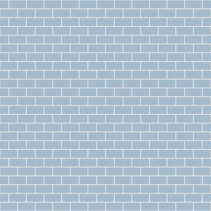 Tapete Hellblauer Backstein