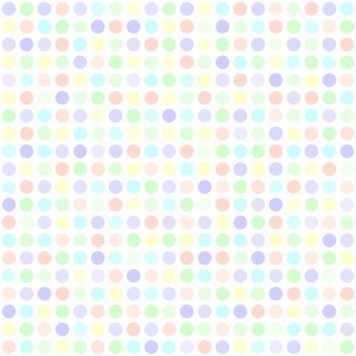 Tapete Helles Motiv mit bunten Punkten