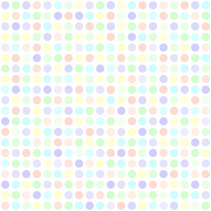 Tapete Helles Motiv mit bunten Punkten