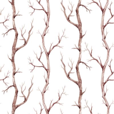 Tapete Herbst auf weißem Hintergrund