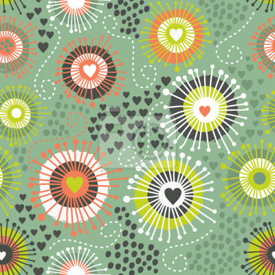 Tapete Herz schlägt im Frühling