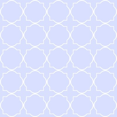 Tapete Himmelblauer Vierpass