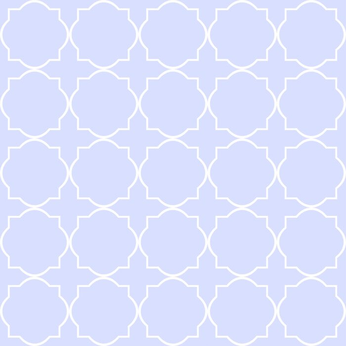 Tapete Himmelblauer Vierpass