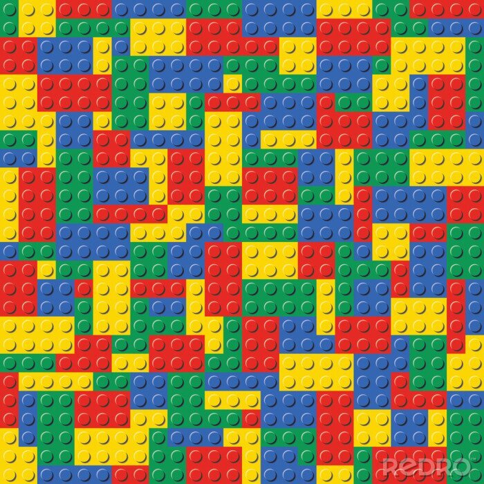 Tapete Hintergrund aus gestapelten Bausteinen