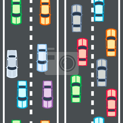 Tapete Hochgeschwindigkeits-Autobahn
