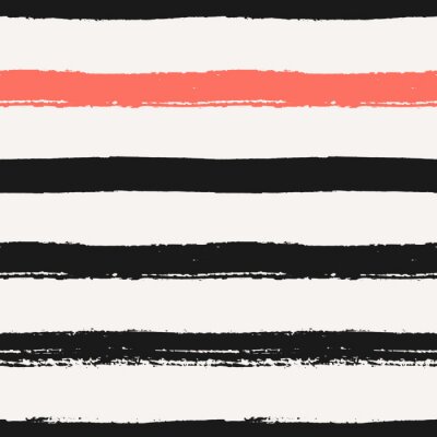 Tapete Horizontale Streifen mit Aquarellfarben gemalt