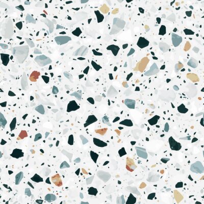 Tapete Italienisches Terrazzo-Muster