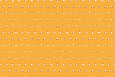 Tapete Japanisches Muster auf gelbem Hintergrund