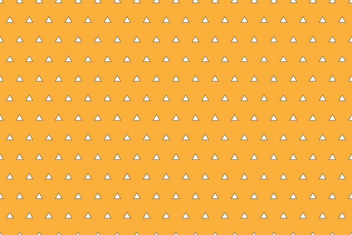 Tapete Japanisches Muster auf gelbem Hintergrund