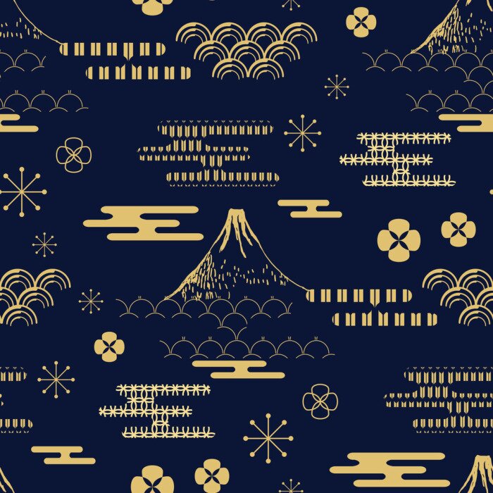 Tapete Japanisches Muster383