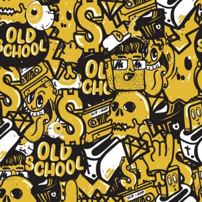 Tapete Jugend-Oldschool