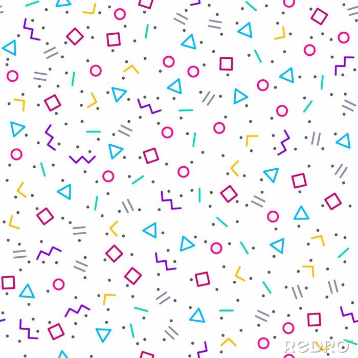 Tapete Jugend-Zickzacke