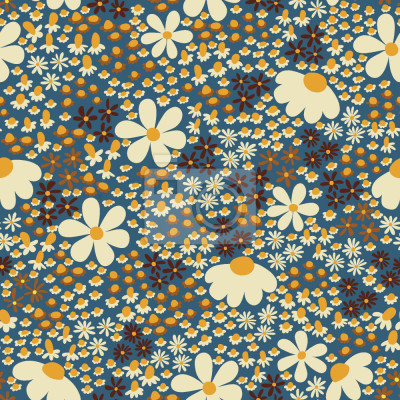 Tapete Kamillenfelder