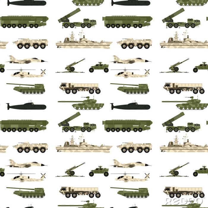 Tapete Kampffahrzeuge
