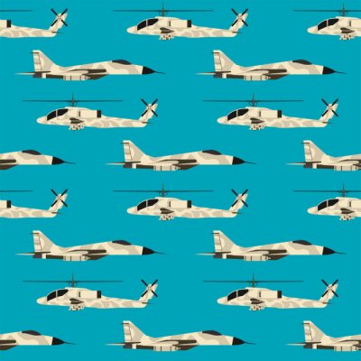 Tapete Kampfflugzeuge am Himmel