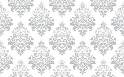 Tapete Klassische Damastverzierung