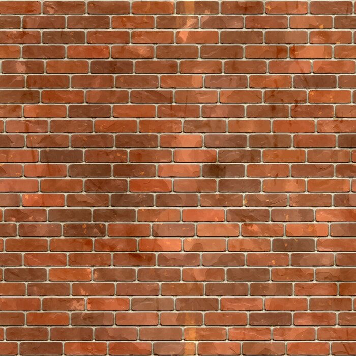 Tapete Klassischer roter Backstein