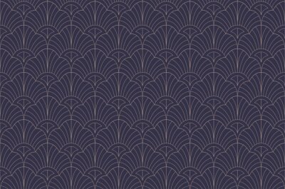 Tapete Klassisches Muster Art Nouveau