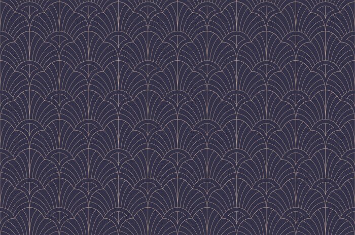 Tapete Klassisches Muster Art Nouveau