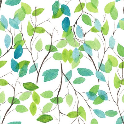 Tapete Kleine Baumzweige