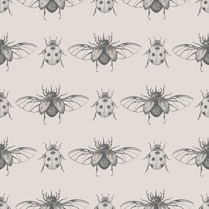 Tapete Kleine Marienkäfer