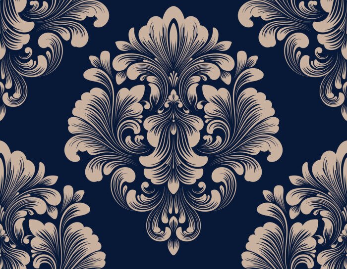 Tapete Königlicher Damast