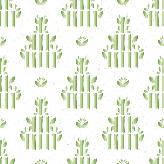 Tapete Konstruktion aus Bambus
