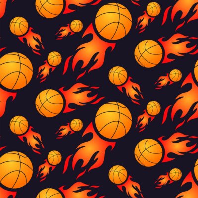 Tapete Korb-Ball-Icon-Kopie