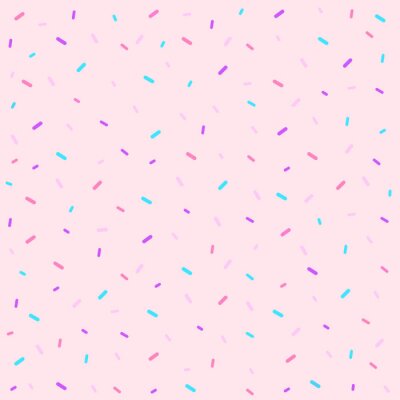 Tapete Lippen und Lutscher auf schwarzem Hintergrund