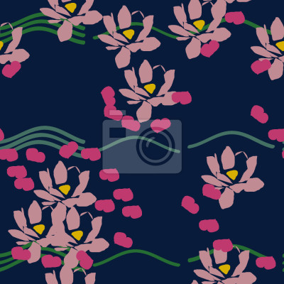 Tapete Lotus Love Blue