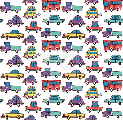 Tapete Lustige Autos und Busse