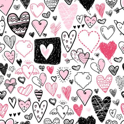 Tapete Mädchenherzchen