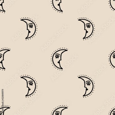 Tapete Magische Halbmonde
