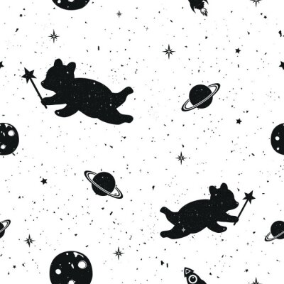 Tapete Magische Teddybären