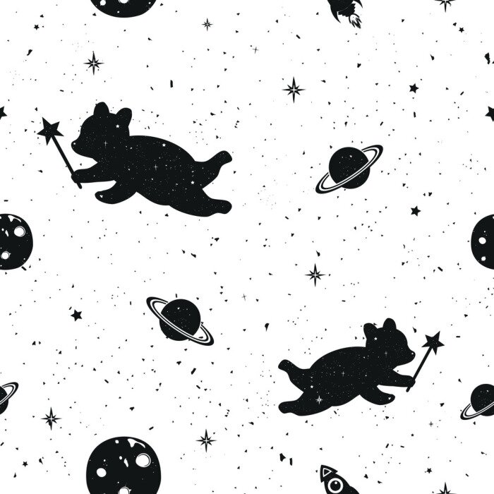 Tapete Magische Teddybären