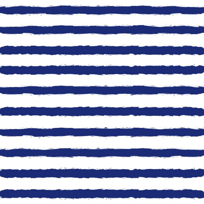Tapete Marineblau-weiß gestreifter Hintergrund
