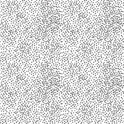 Tapete Minimalistische Deko weiß mit schwarzen Punkten