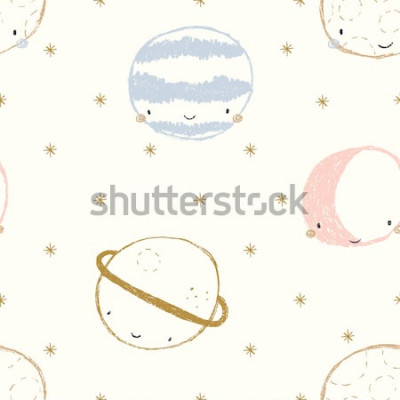 Tapete Minimalistische Planeten