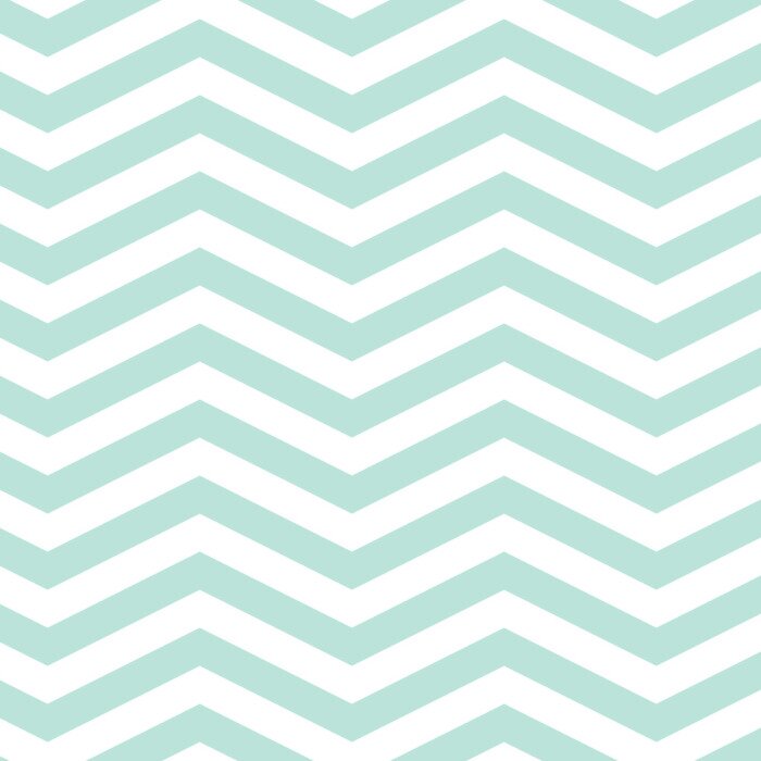 Tapete Minze Chevron nahtlose Muster. EPS-Datei hat globale Farben für einfache Farbänderungen.