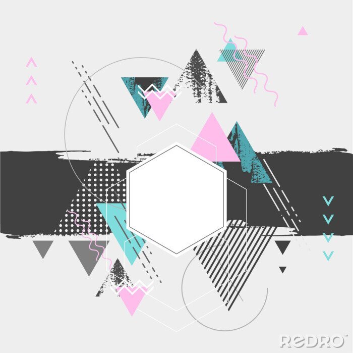 Tapete Moderne geometrische Abstraktion