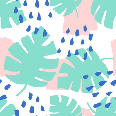 Tapete Moderner Blick auf Blätter