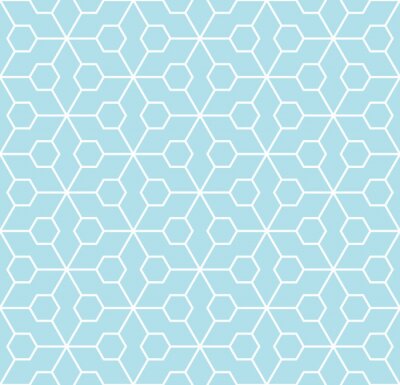 Tapete Modernes geometrisches Puzzle