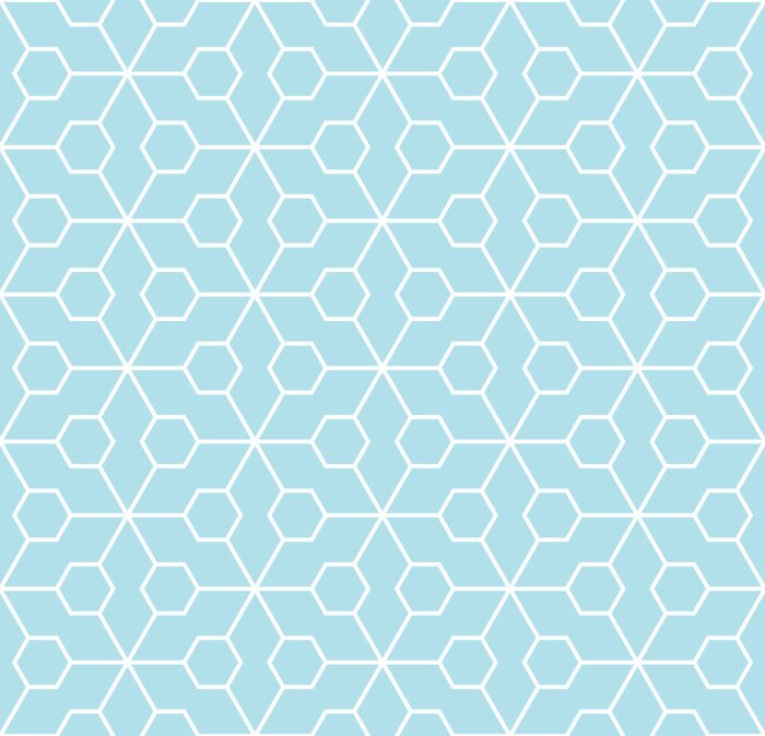 Tapete Modernes geometrisches Puzzle